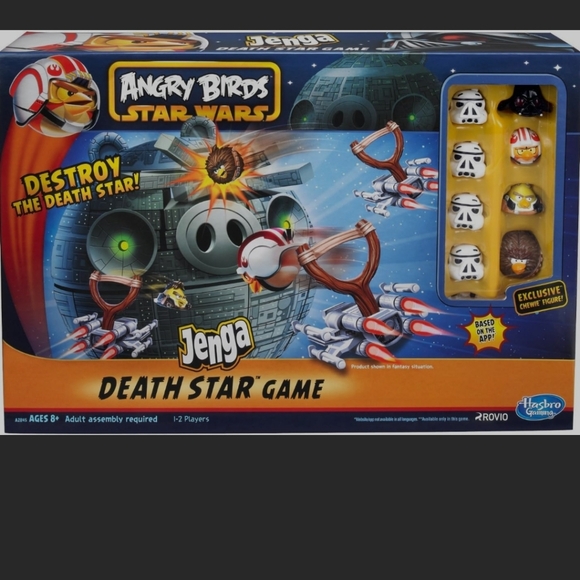 GAMES- Angry Birds Star Wars Jenga Death Star Game 8+1-2 players